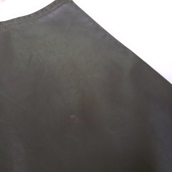 Vintage New W/ Tags NINE WEST Leather Size L/ 12 black - Picture 6 of 11